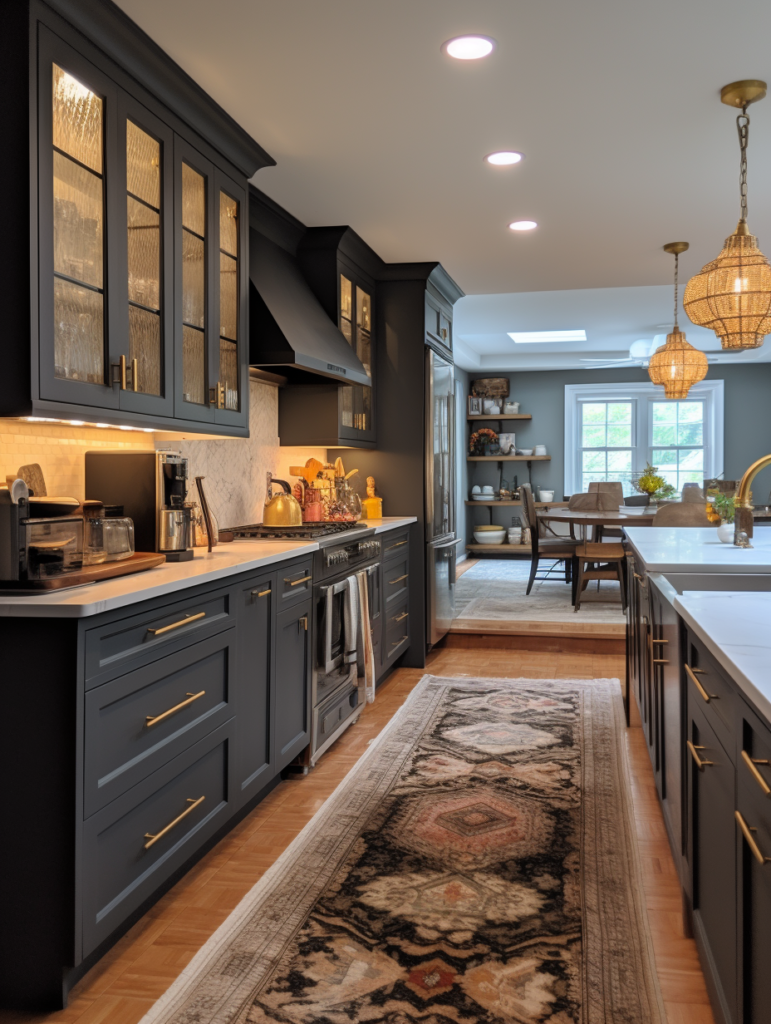 Kitchen Rehab Tricorn Black Custom Kitchen Cabinets and Custom Countertops.